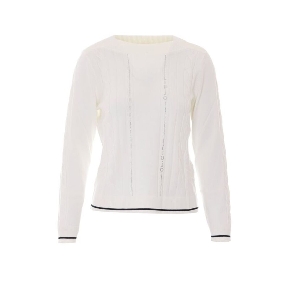 Liu Jo Women Sweater With Contrasting Profiles